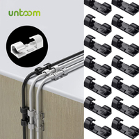 Untoom Organizer do kabli klipy pulpit ścienny kabel USB zarządzanie nawijarka do drutu Manager kabel PC telefon komórkowy ładowanie linia danych Winder 1